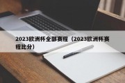 2023欧洲杯全部赛程（2023欧洲杯赛程比分）